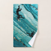 Ensemble de serviettes de bain Kokopelli Sud-Ouest (Serviette à main)