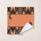 Ensemble de serviettes de bain Kokopelli Sud-Ouest (Gant de toilette)