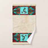 Ensemble de serviettes de bain Kokopelli Sud-Ouest (Serviette à main)