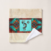 Ensemble de serviettes de bain Kokopelli Sud-Ouest (Gant de toilette)