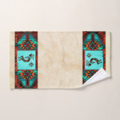 Ensemble de serviettes de bain Kokopelli Sud-Ouest (Serviette à main)