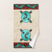 Ensemble de serviettes de bain Kokopelli Sud-Ouest (Serviette à main)
