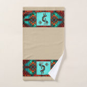Ensemble de serviettes de bain Kokopelli Sud-Ouest (Serviette à main)