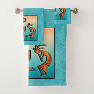 Ensemble de serviettes de bain Kokopelli Sud-Ouest
