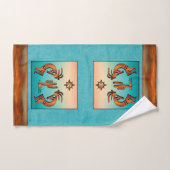 Ensemble de serviettes de bain Kokopelli Sud-Ouest (Serviette à main)