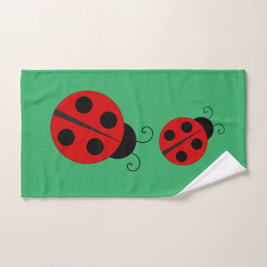 Ensemble de serviettes de bain Ladybug (Serviette à main)