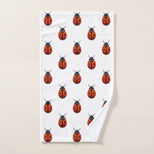 Ensemble de serviettes de bain Ladybugs (Serviette à main)
