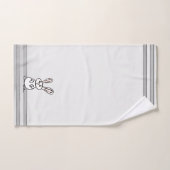 Ensemble de serviettes de bain Lapin figdewdrops (Serviette à main)