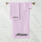 Ensemble de serviettes de bain lavande