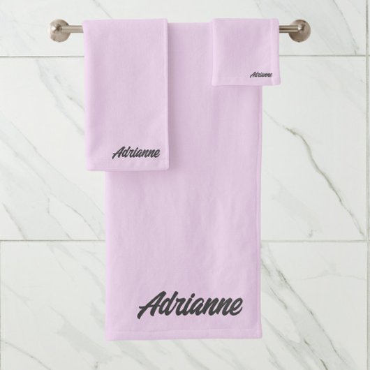 Ensemble de serviettes de bain lavande