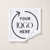 Ensemble de serviettes de bain Logo Personnalisé (Gant de toilette)