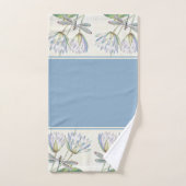 Ensemble de serviettes de bain lotus et libellule (Serviette à main)