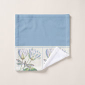 Ensemble de serviettes de bain lotus et libellule (Gant de toilette)