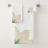 Ensemble de serviettes de bain Lotus Flower (En situation)