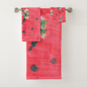 Ensemble de serviettes de bain Love Flow (En situation)