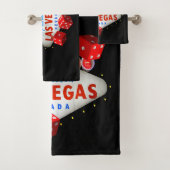 Ensemble de serviettes de bain Lucky Las Vegas (En situation)