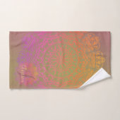 Ensemble de serviettes de bain Mandala Monogram Ma (Serviette à main)