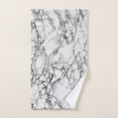 Ensemble de serviettes de bain Marbre blanc (Serviette à main)