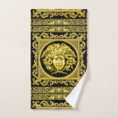 Ensemble de serviettes de bain Méduse dorée (Serviette à main)