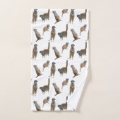 Ensemble de serviettes de bain Meerkat Frenzy (Serviette à main)