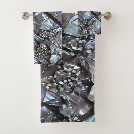 Ensemble de serviettes de bain Mère de Pearl (En situation)