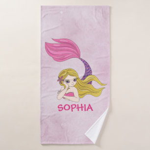 Ensemble de serviettes de bain Mermaid Design