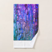 Ensemble de serviettes de bain moderne d'art origi (Serviette à main)