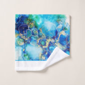 Ensemble de serviettes de bain moderne d'art origi (Gant de toilette)