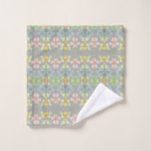 Ensemble de serviettes de bain moderne gris (Gant de toilette)