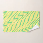 Ensemble de serviettes de bain moderne Wavey Strip (Serviette à main)