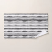 Ensemble de serviettes de bain Monogramme à rayure (Serviette à main)