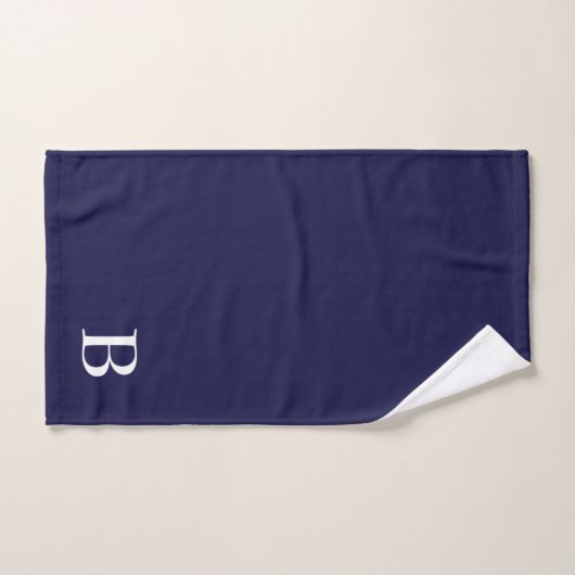 Ensemble de serviettes de bain monogrammé Clan Bak (Serviette à main)