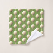 Ensemble de serviettes de bain monogrammées à moti (Gant de toilette)