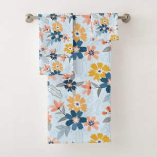 Ensemble de serviettes de bain Motif à fleurs insp