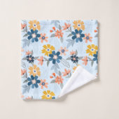 Ensemble de serviettes de bain Motif à fleurs insp (Gant de toilette)