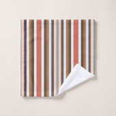 Ensemble de serviettes de bain Motif à rayures mul (Gant de toilette)
