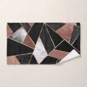 Ensemble de serviettes de bain Motif Abstrait rose (Serviette à main)