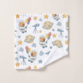 Ensemble de serviettes de bain Motif Astronaut Cap (Gant de toilette)