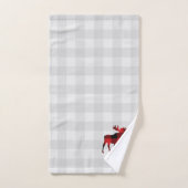 Ensemble de serviettes de bain Motif Cabine Moose (Serviette à main)