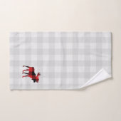 Ensemble de serviettes de bain Motif Cabine Moose (Serviette à main)