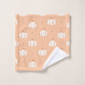 Ensemble de serviettes de bain Motif Citrouille Ab (Gant de toilette)