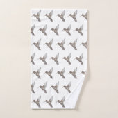 Ensemble de serviettes de bain Motif colibri (Serviette à main)