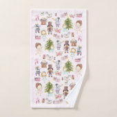 Ensemble de serviettes de bain Motif de ballet de (Serviette à main)
