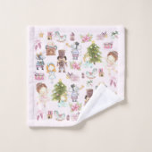 Ensemble de serviettes de bain Motif de ballet de (Gant de toilette)