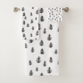 Ensemble de serviettes de bain Motif d'illustratio (En situation)