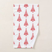 Ensemble de serviettes de bain Motif en Arbre de N (Serviette à main)