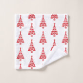 Ensemble de serviettes de bain Motif en Arbre de N (Gant de toilette)