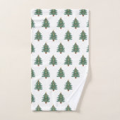 Ensemble de serviettes de bain Motif en sapin de N (Serviette à main)