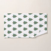 Ensemble de serviettes de bain Motif en sapin de N (Serviette à main)