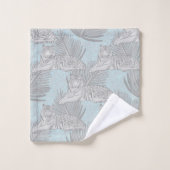 Ensemble de serviettes de bain Motif en Tigre de l (Gant de toilette)